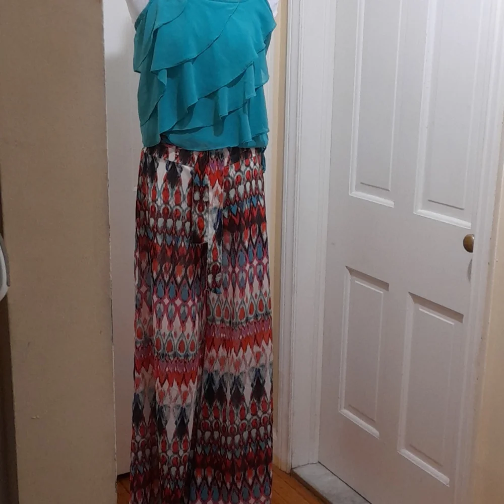 Multiple Color Flare Pants Size S by Truth Pre-loved Good Condition - Picture 3 of 8